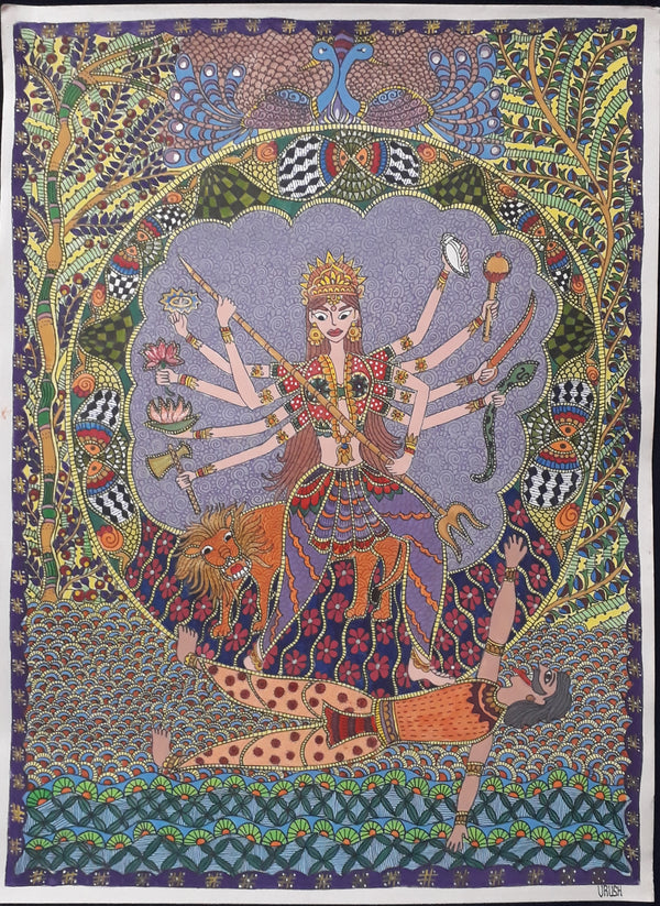 Dashabhuja Durga-the destroyer