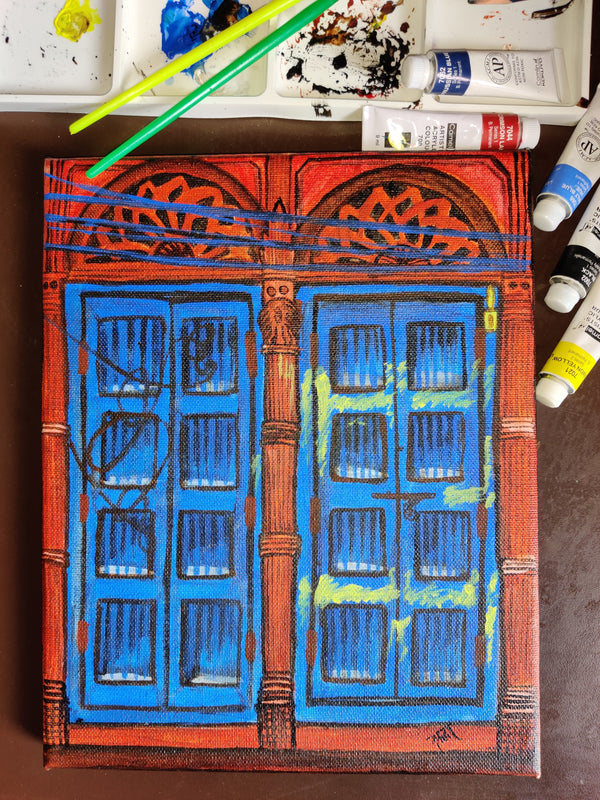 Dilli-6 door painting