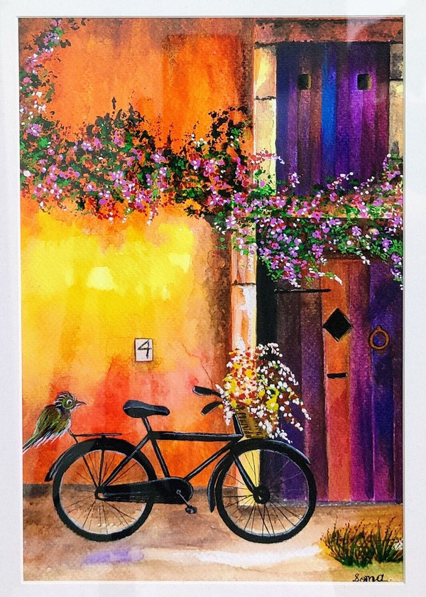 Doorway | Handmade Watercolour Painting on 300 GSM Paper