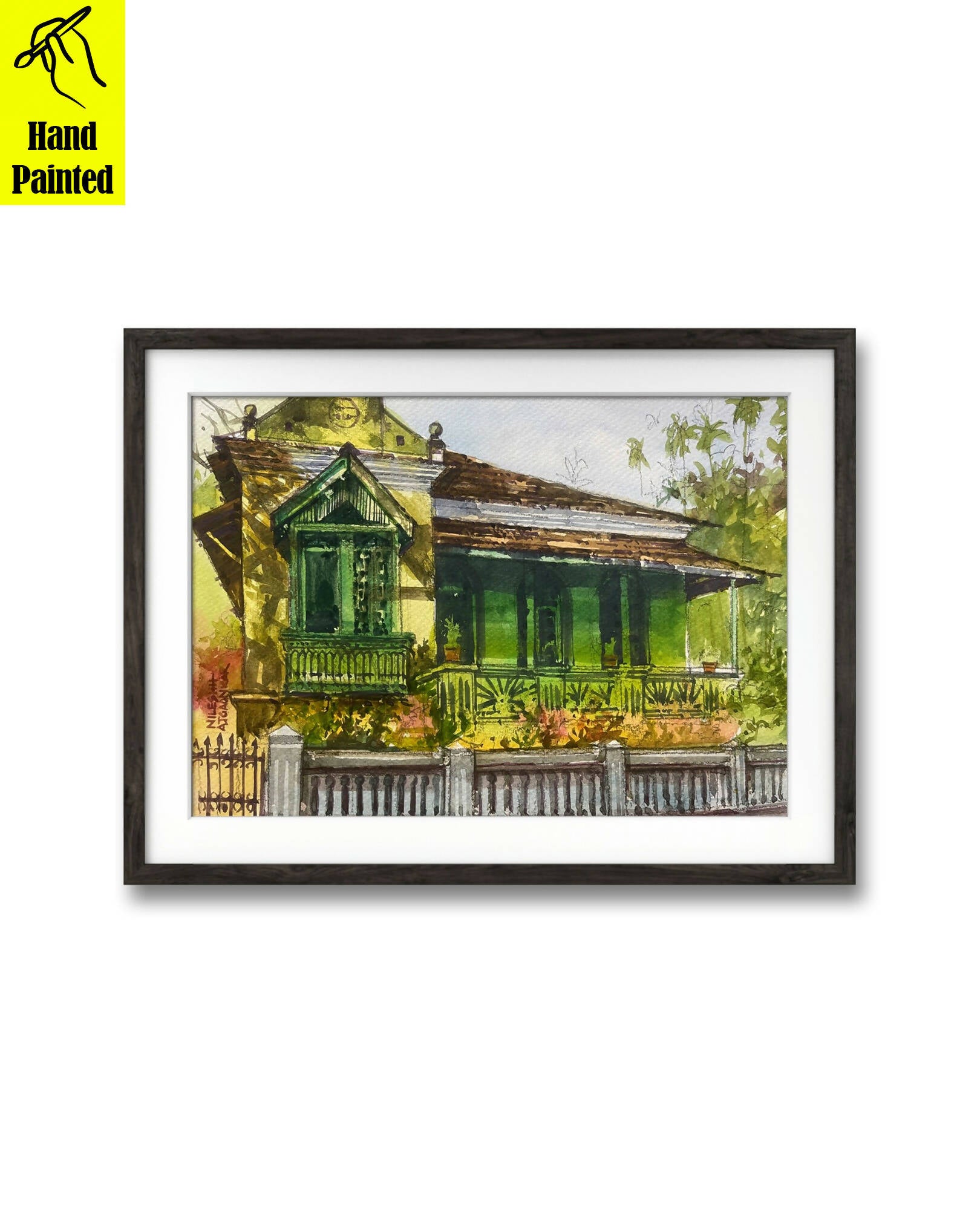 Title: Goan house, Decorative wall