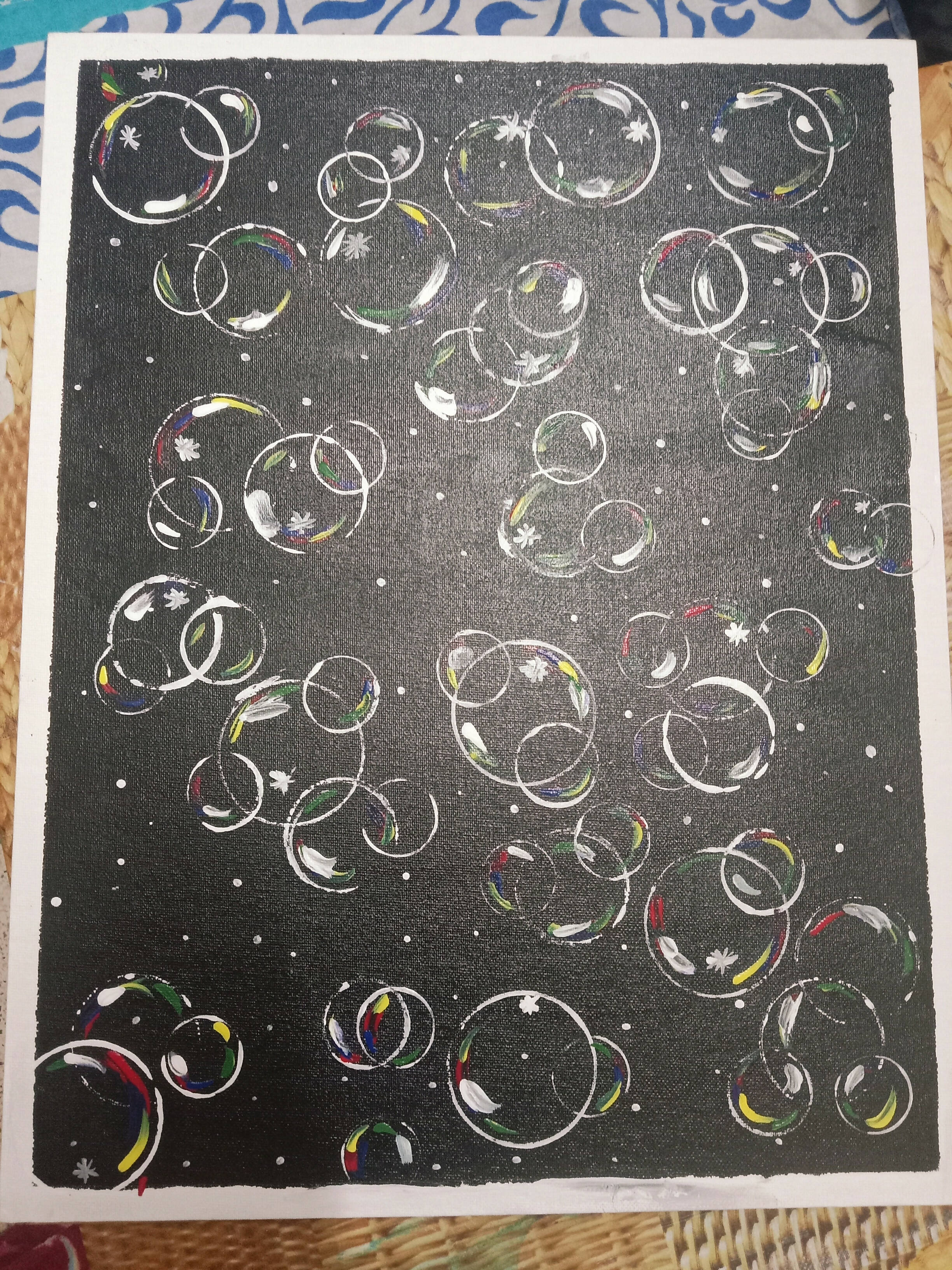 Bubbles painting