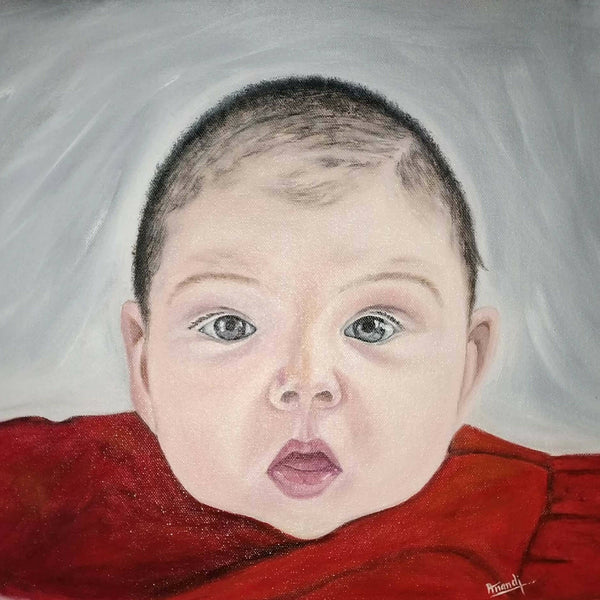 Baby painting