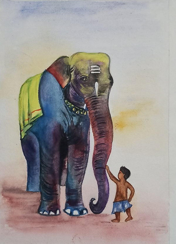 Elephant with kid