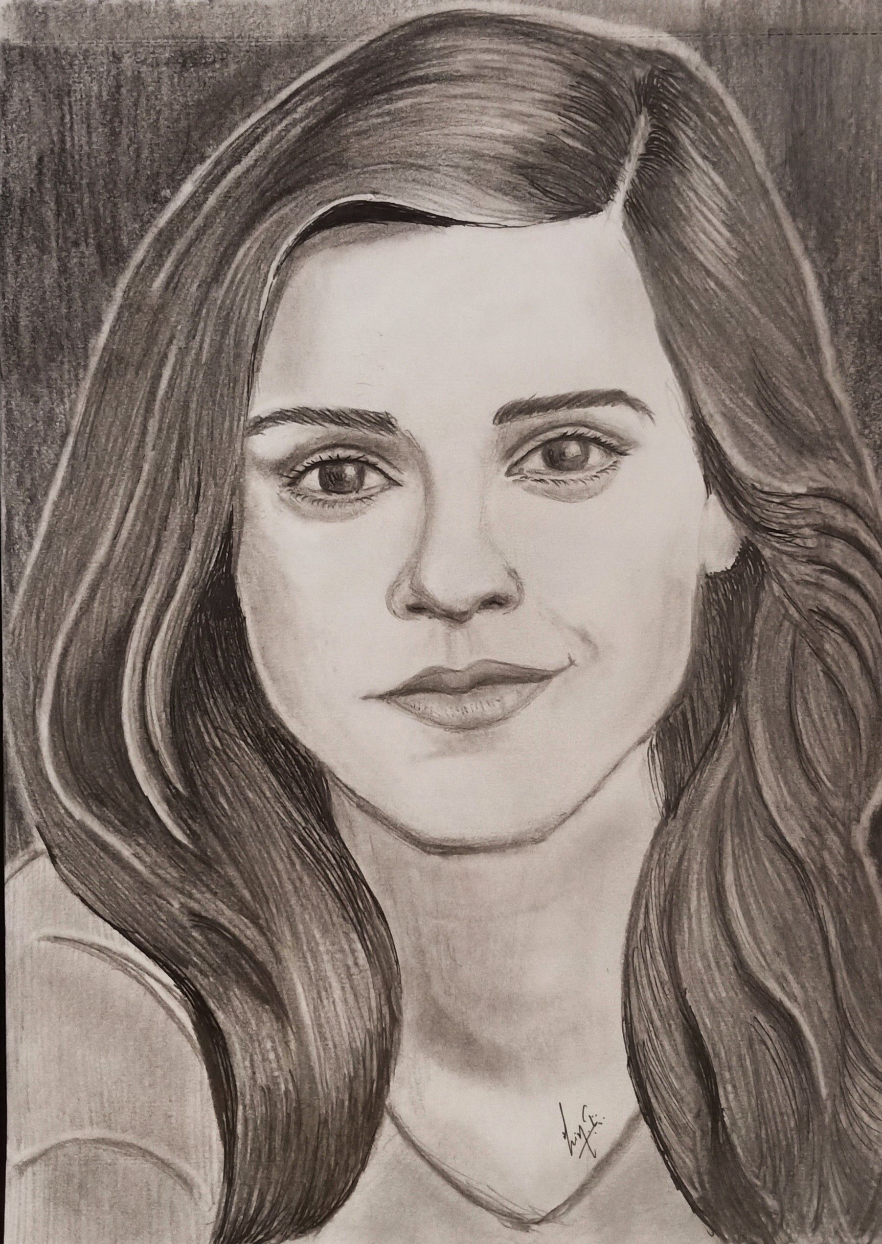 Emma Watson Art Print, Limited Edition A4 Print, Portrait Artwork,  Celebrity Portrait, Portrait Drawing, Realistic Portrait - Etsy