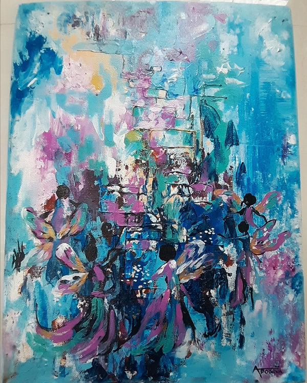 Fairy abstract painting