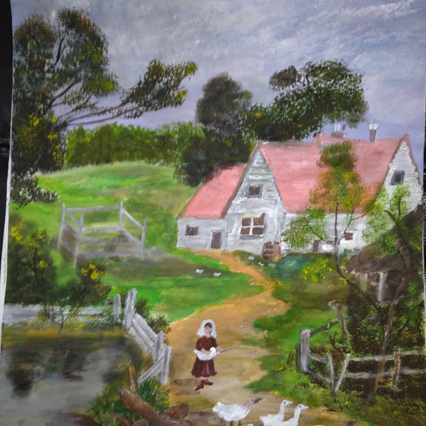 Farm painting