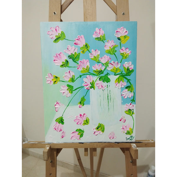 Floral Knife Painting