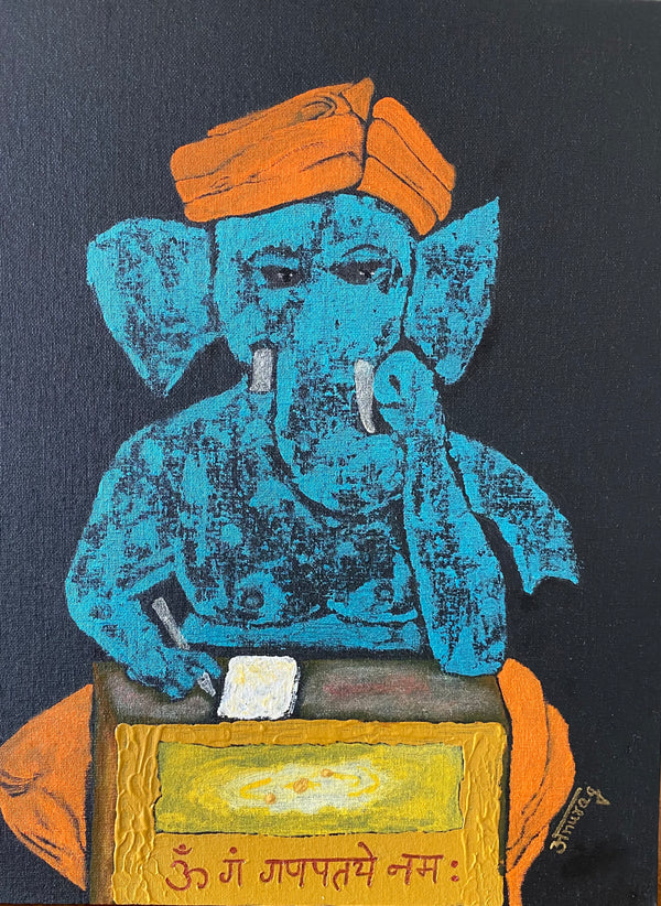 Ganesha Writing