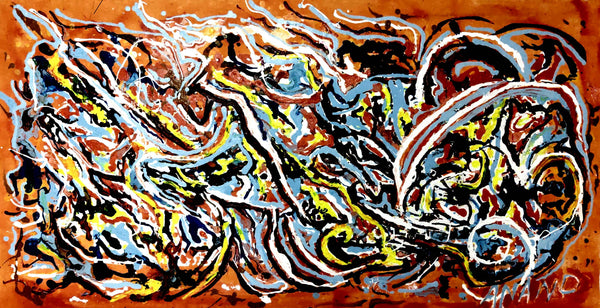 ABSTRACT ACTION PAINTING-3