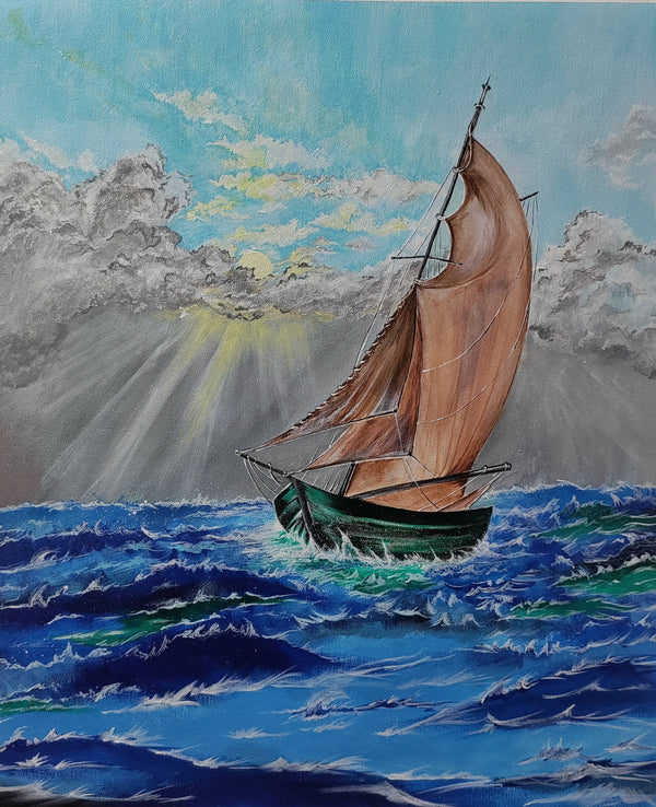 Boat Original painting