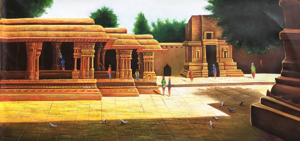 Himpi temple painting