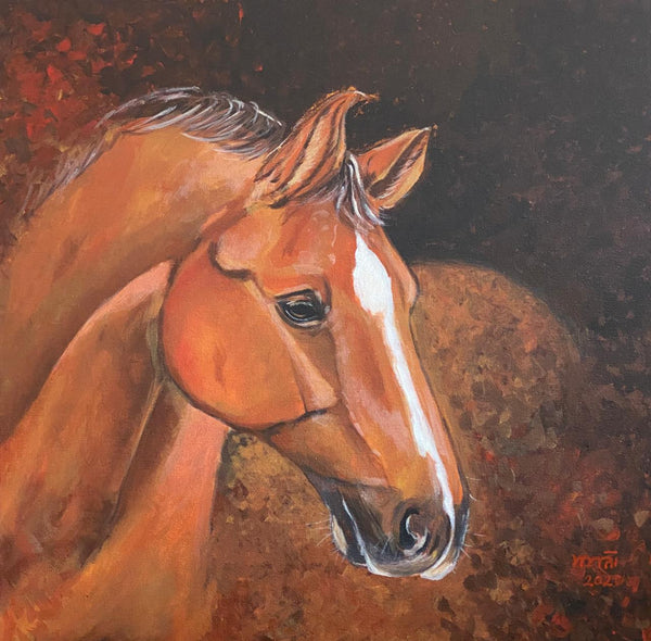 Horse Painting - By Pour Expert