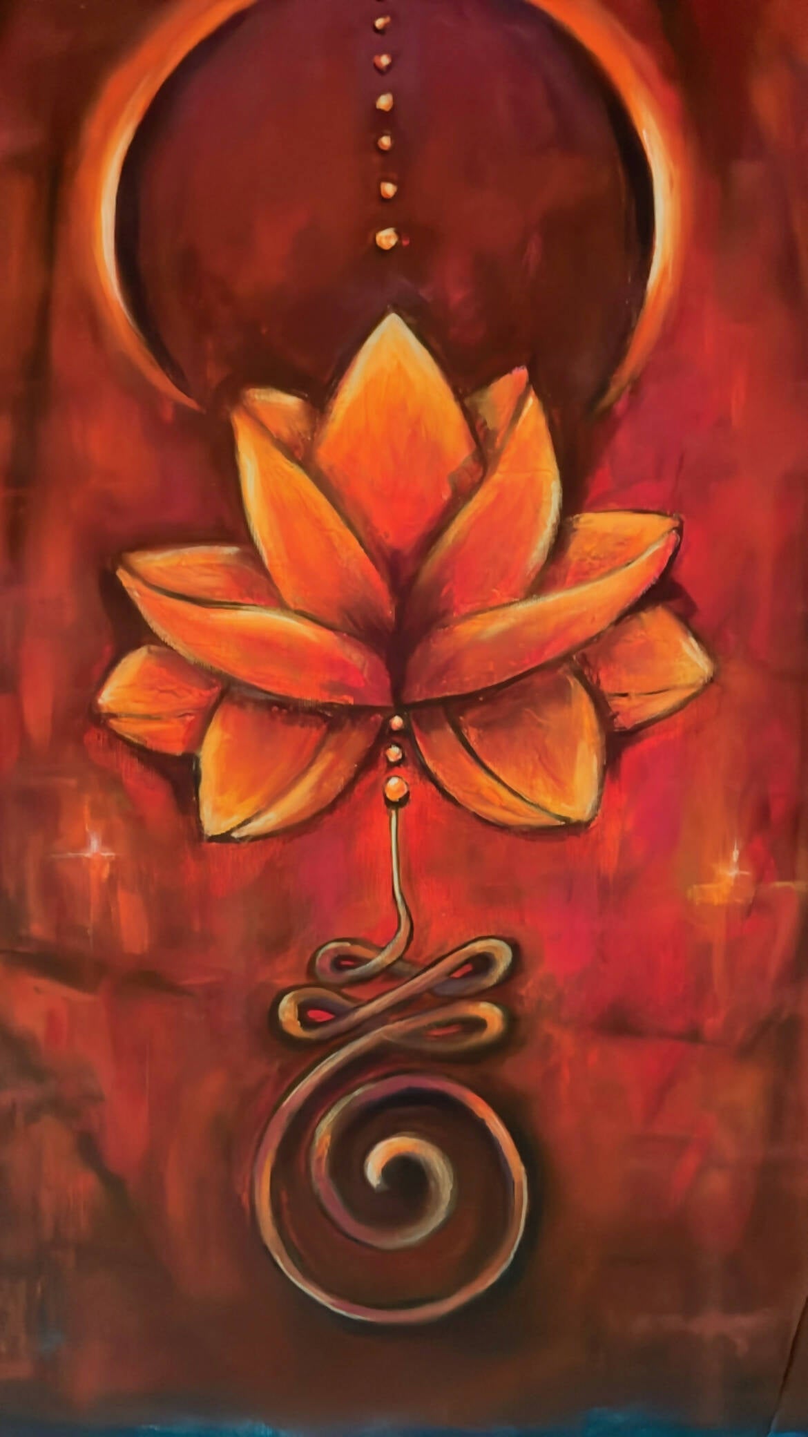 The unalome lotus