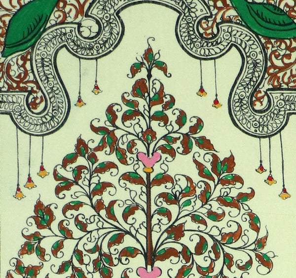 HYPOTHETICAL PAINTING OF A TREE  ON SILK
