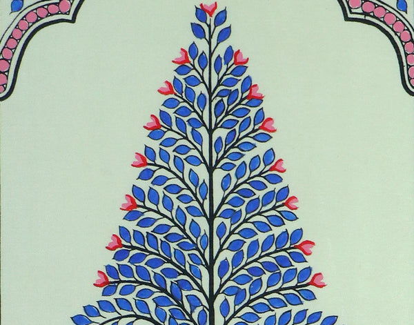 HYPOTHETICAL PAINTING OF A TREE  ON SILK
