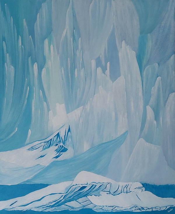 Iceberg cave