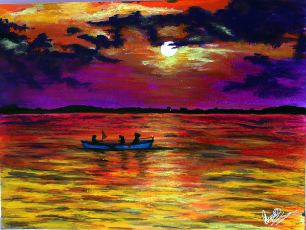 Impression, Sunrise Canvas Painting