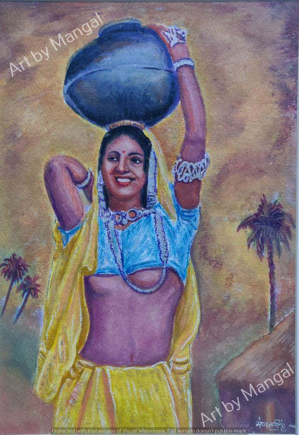 Indian village woman