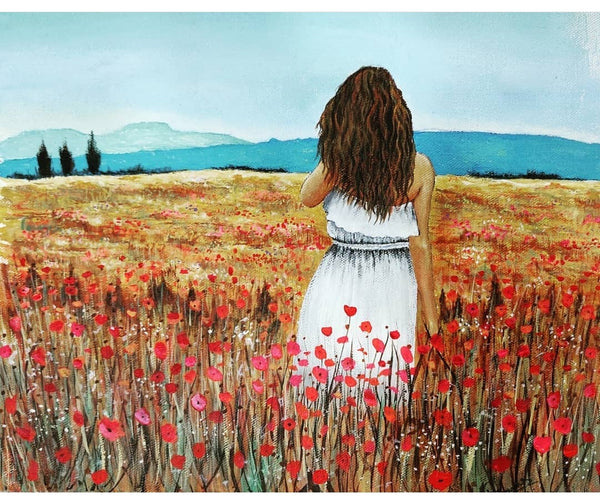 Into the poppies