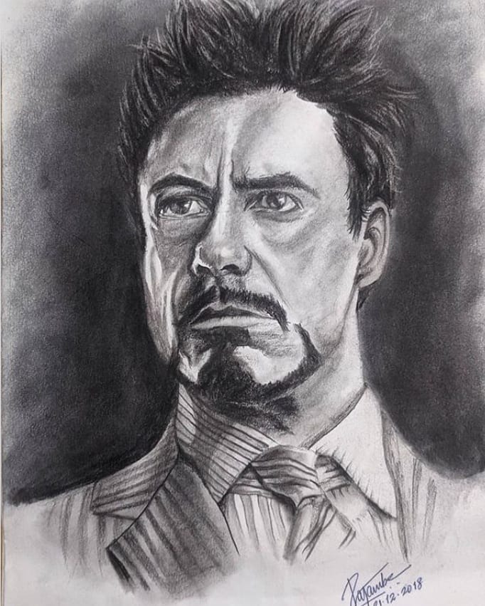 Buy Iron Man/Tony Stark Painting at Lowest Price By Pratik Tambe ...