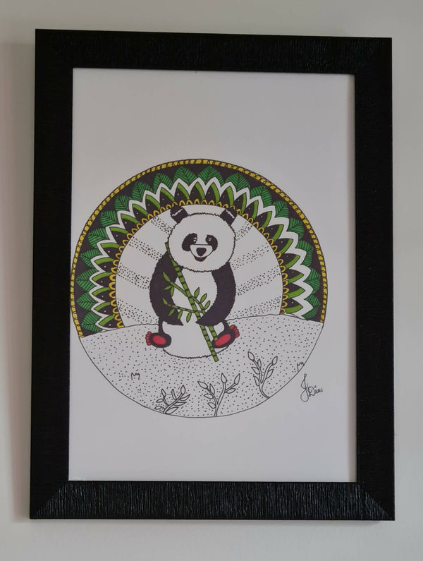 Panda - Mandala Art