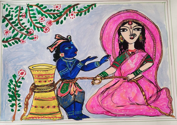 Kalighat damodara painting