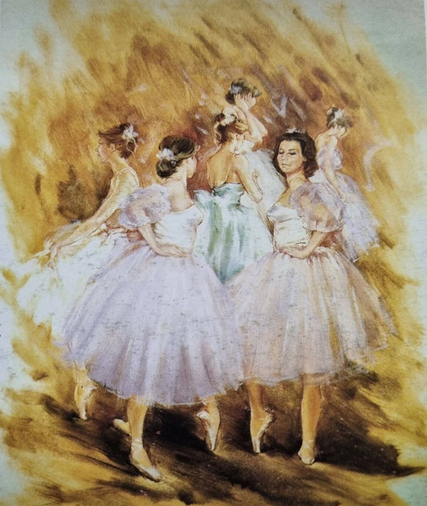 Dancing beauties painting.