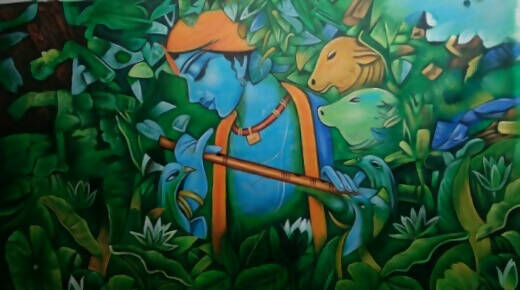 Lord Krishna painting