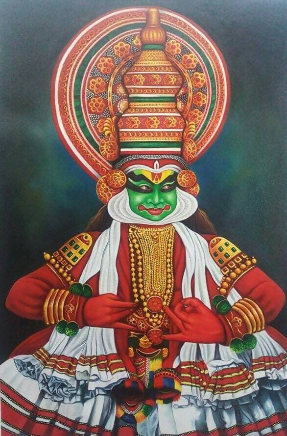 Katthakalli figurative painting