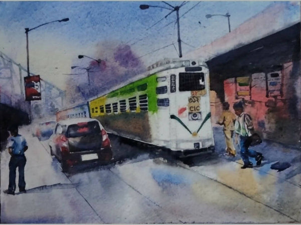 Kolkata Tram Painting