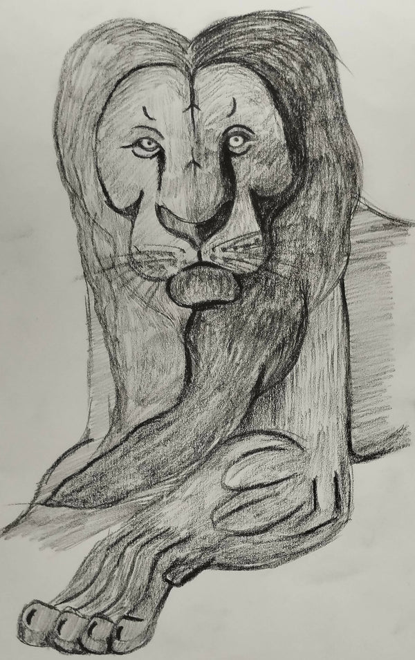 Sitting Lion