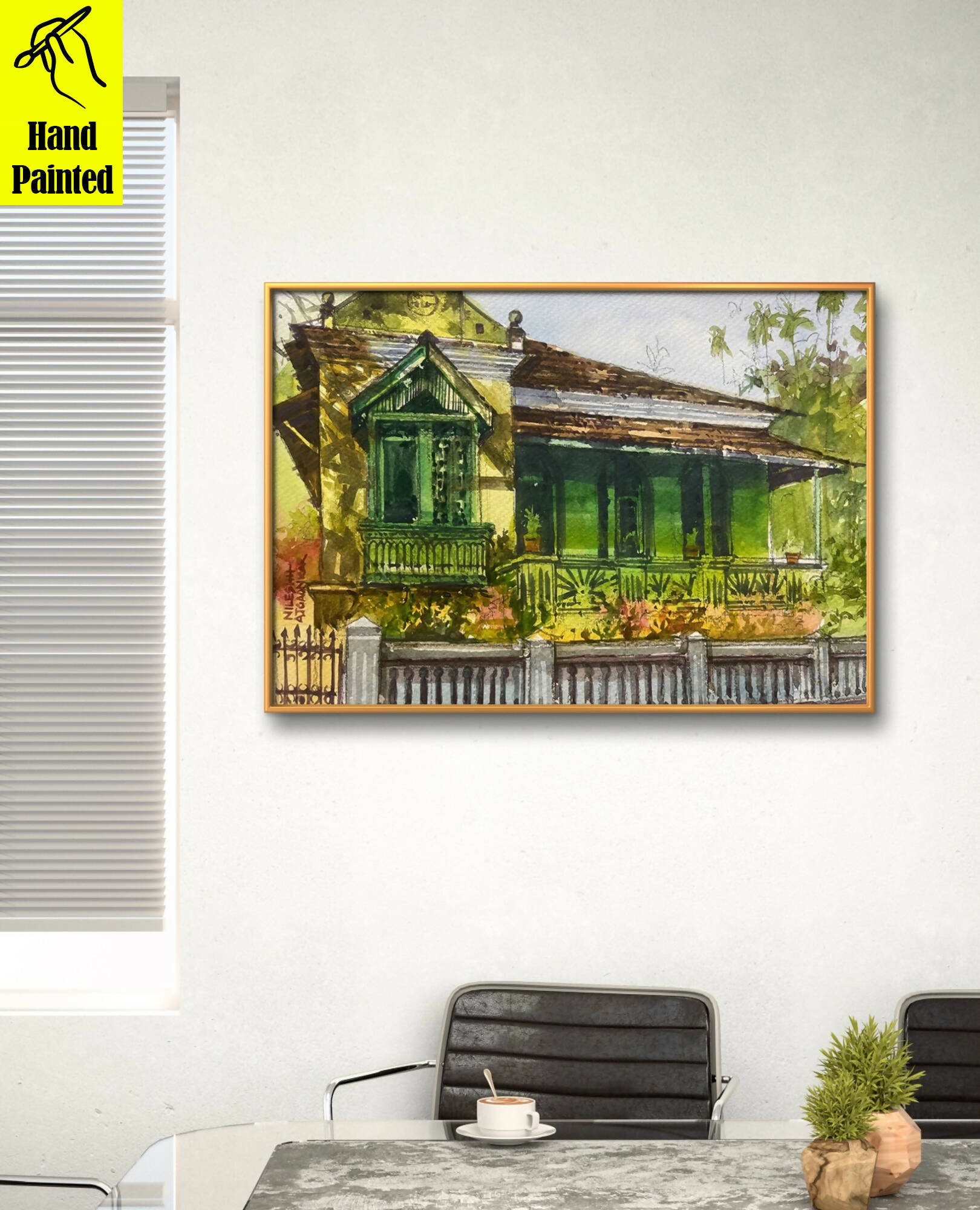 Title: Goan house, Decorative wall