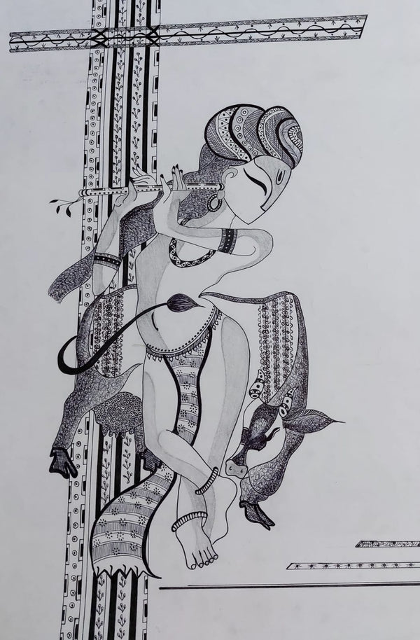 Krishna in Flute mood