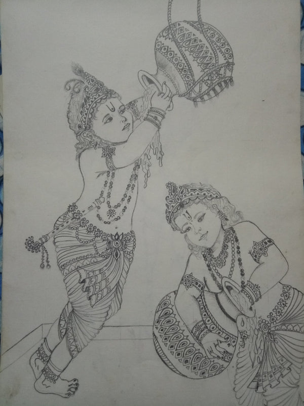 Krishna makhan chor