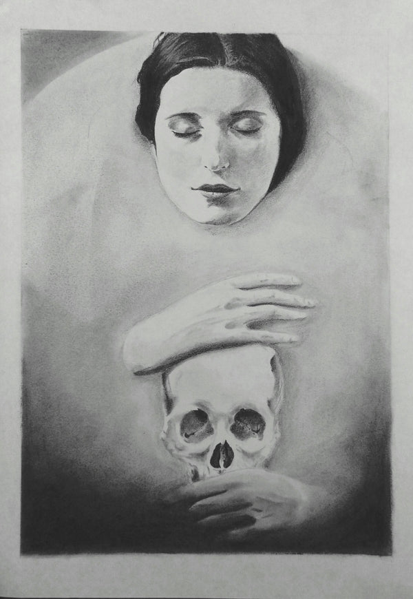 Lady With Skull