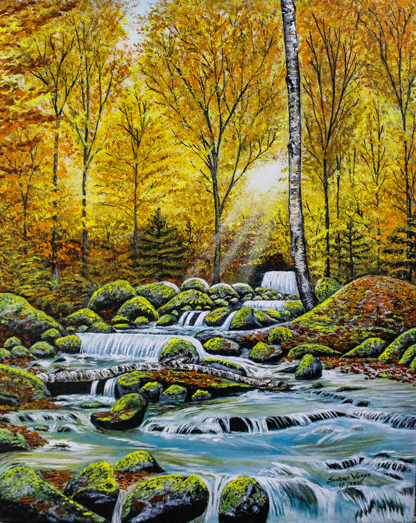 Landscape- musical waterfall