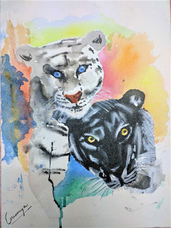 leopard painting