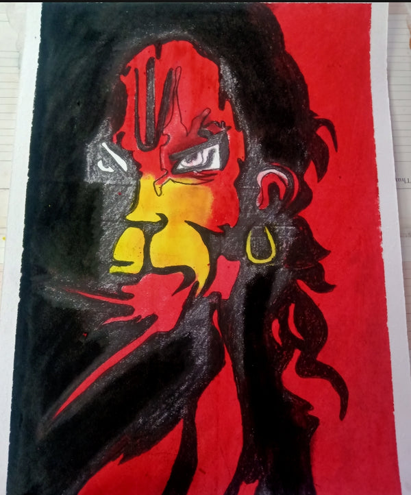 Lord hanuman painting