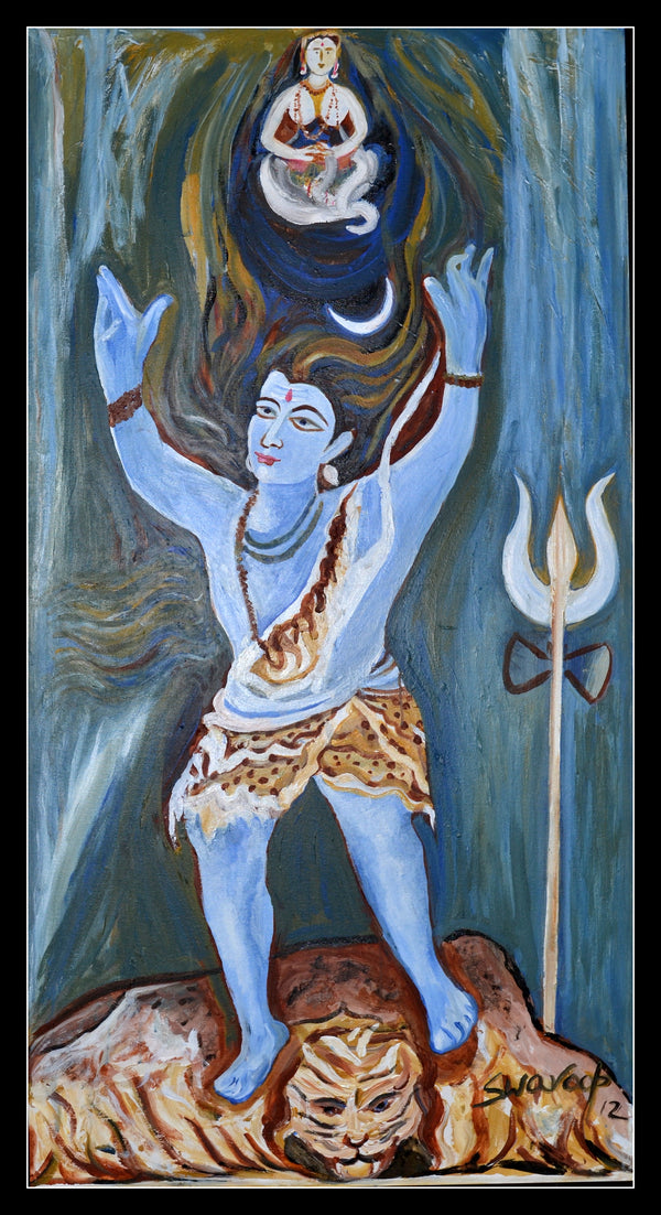 Lord Shiva Paintings: Buy Original Shiva Paintings & Art Online ...