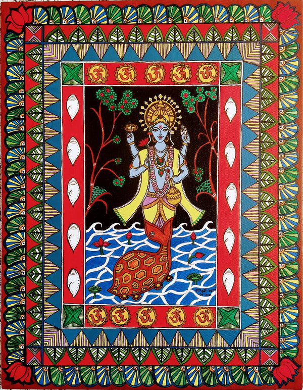 Lord Vishnu - His Kurma (Tortoise) Avatar
