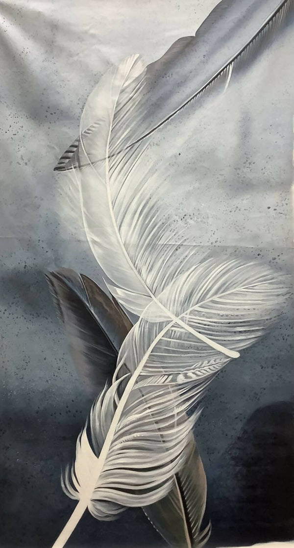 Feathers painting