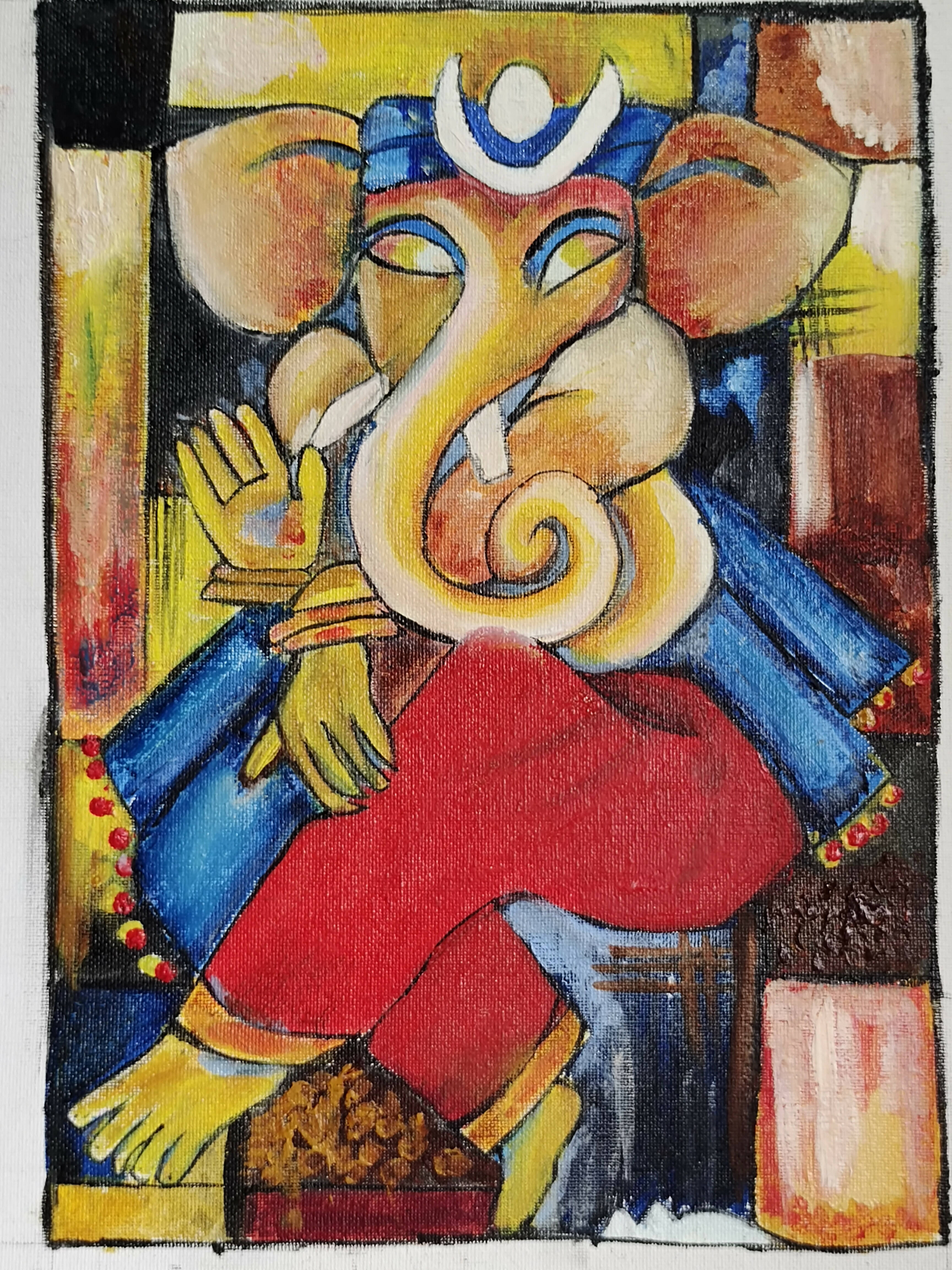Ganesh Ganpati, Sketch, Drawing, HD phone wallpaper | Peakpx