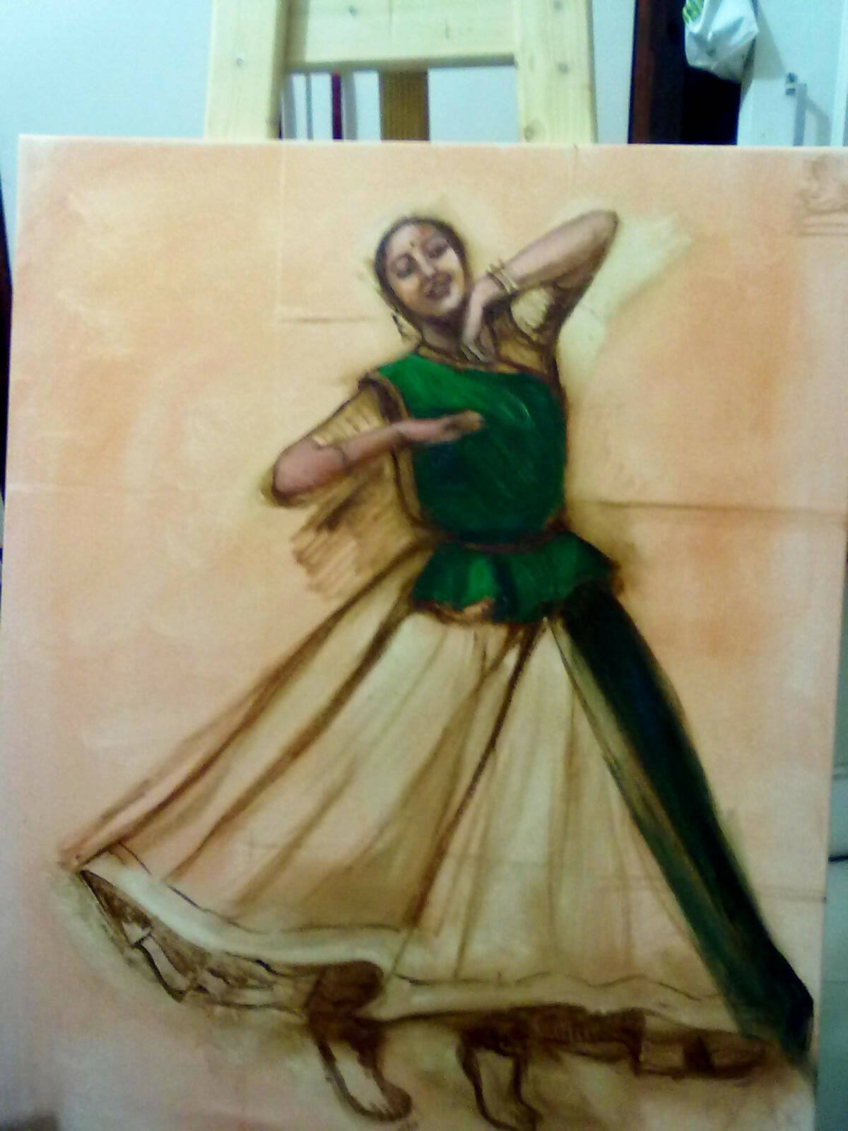 Kathak Dancer depicting Radha