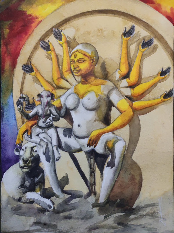 Ma Durga Painting series 1