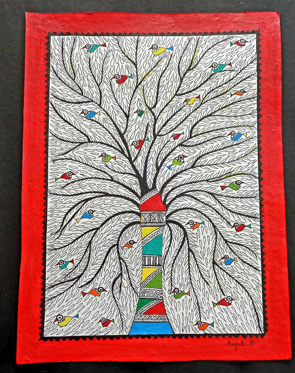 Madhubani painting -Tree Of Life