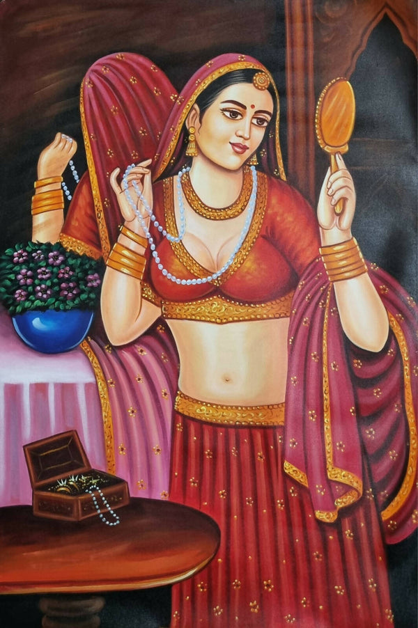 Rajasthani figurative painting