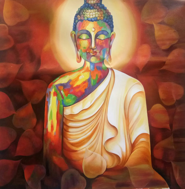 Meditating lord buddha