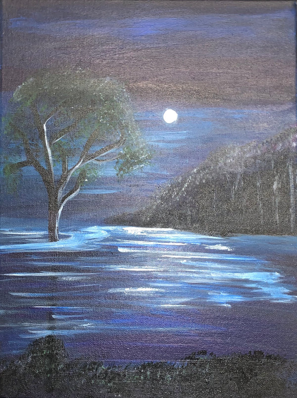 Moonlight Canvas Painting