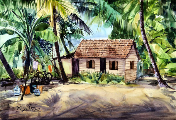 The village hut