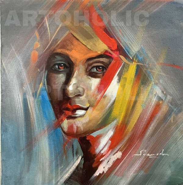 Abstract women portrait